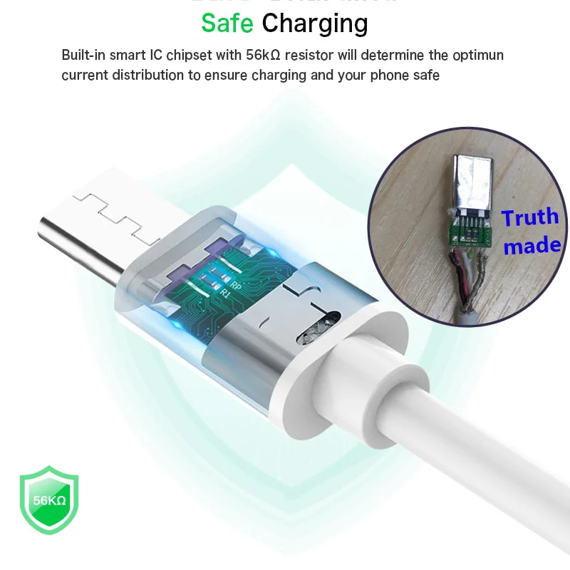 0,3 M/1 M/1,5 M/2 M 4A кабель для быстрой зарядки 9 мм usb type C для Blackview P10000 BV9700 BV9600 BV6800 Pro BV9500 Plus