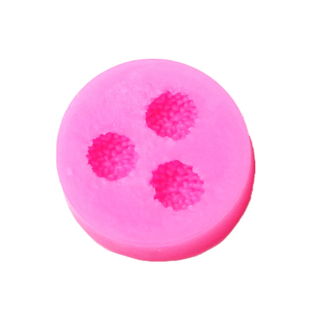 3D 1 2 см цветочный шар силиконовая форма для мастики инструмент украшения торта