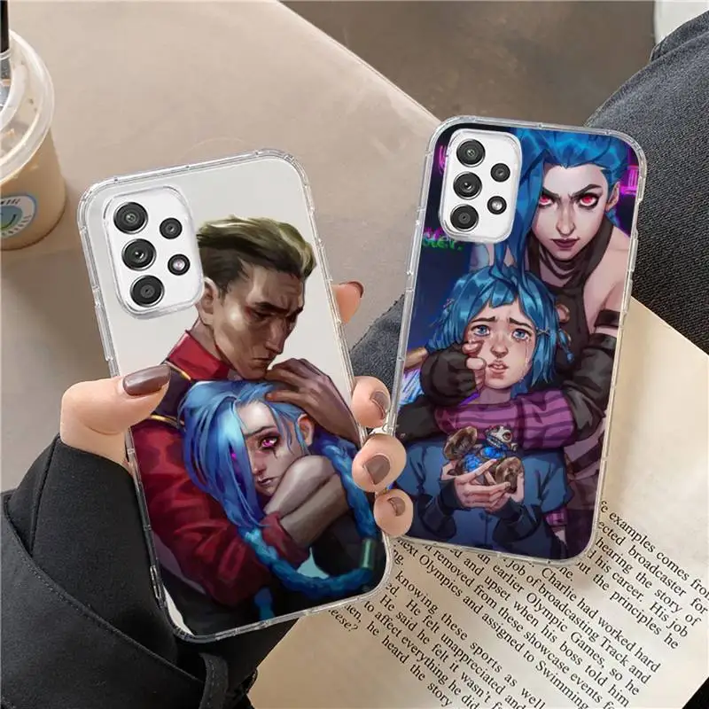 

Arcane jinx Phone Case Transparent For Huawei P20 P30 P40 honor mate 8X 9X 10i Pro Lite