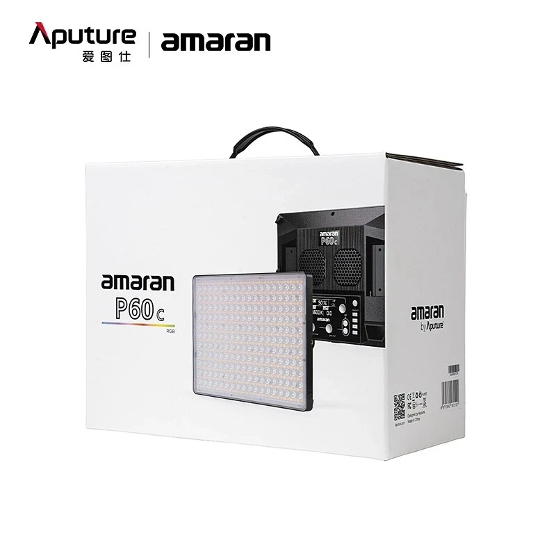 Aputure Amaran P60c RGB цветная светодиодная лампа для фотоссветодиодный емки в помещении