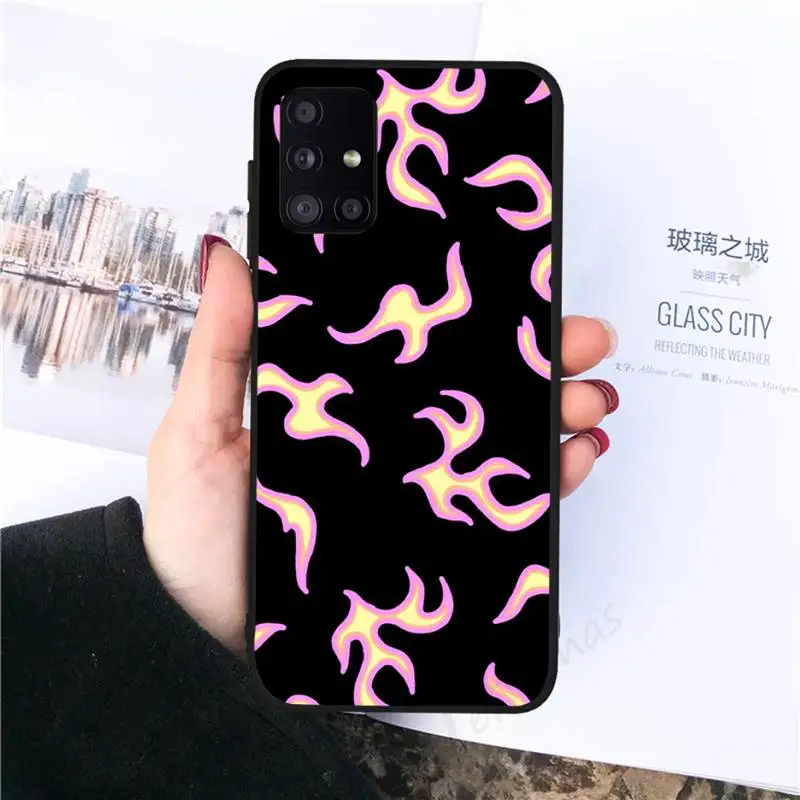 

Flame art cool fashion Phone Case For Samsung galaxy S 7 8 9 10 20 edge A 6 10 20 30 50 51 70 note 10 plus