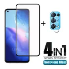 Закаленное стекло 4 в 1 для OPPO Reno 5, Reno5, OPPO Reno 5, Защитная пленка для экрана HD, 6,43 дюйма