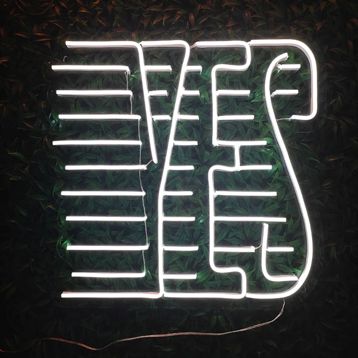 

Led Neon Night Light For Home White YES Anime Neon Sign Custom Decor Signs Nightlights Figurine Lighting for Cartoon Comics Gift