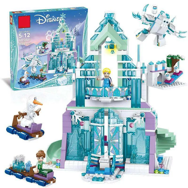 Конструктор Волшебный Замок принцессы Эльзы из м/ф Холодное сердце Disney 10664 тот же