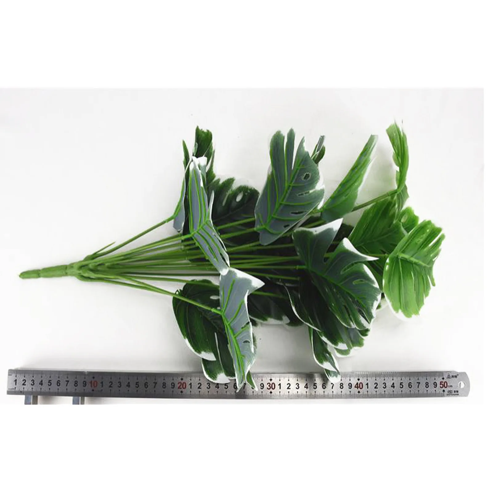 

Artificial Plants Green Leaves Home Garden Living Room Bedroom Balcony Decoration Tropical Plastic Fake Plant