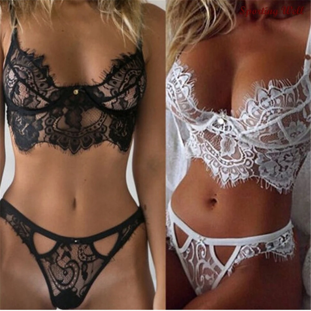 

Bikinis Set New Women Bathing Suit Sexy Lace Crochet Bikini Swimwear Cover Up Beachwear