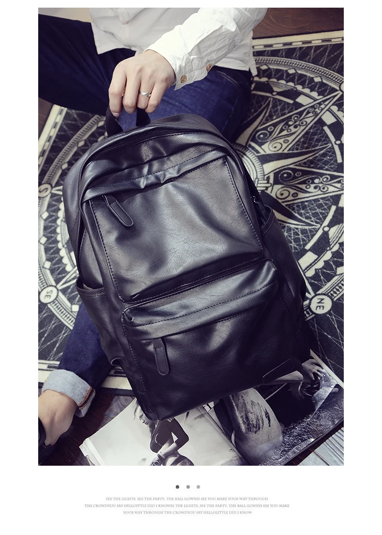 

PB2714 Retro casual backpack men's backpack computer bag