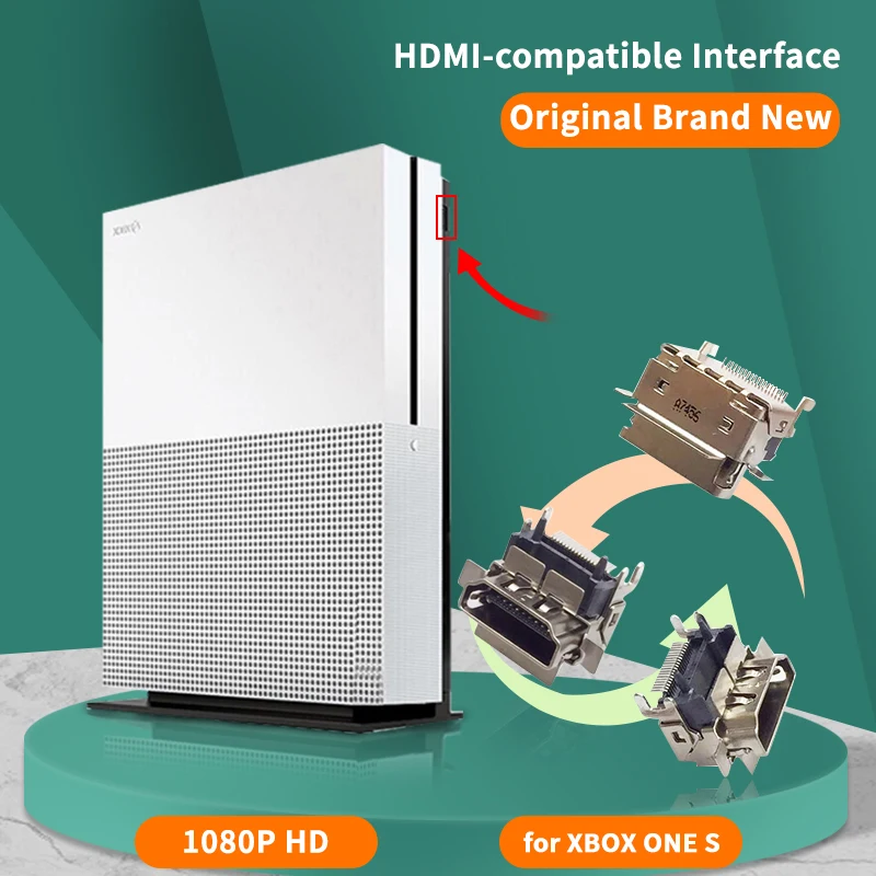 50 шт. HDMI совместимый интерфейс порт Гнездо запасные части для XBOX ONE SLIM S