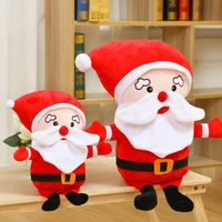 plush doll decorative interesting expression high simulated lovely santa claus plush toy for entertainment