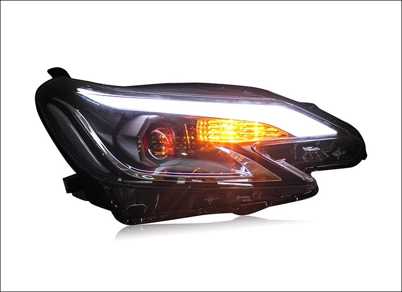 Hireno налобный фонарь для Toyota REIZ MARK X налобный фонарь в сборе светодиодный DRL ангел объектив Двойной Луч Ксенон 2 шт