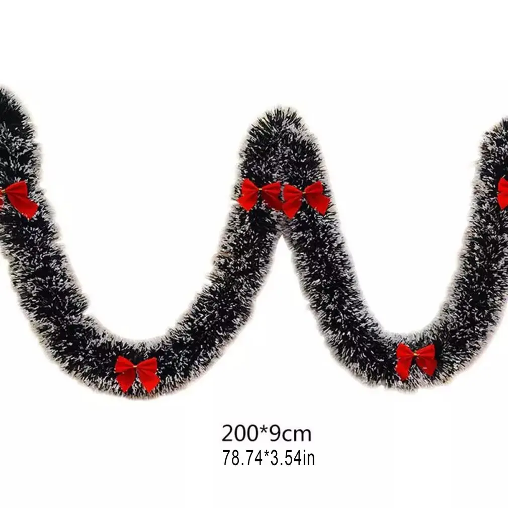 

Christmas Decoration Bar Tops Ribbon Garland Christmas Tree Ornaments Decoration Tops Ribbon Garland Party Supplies