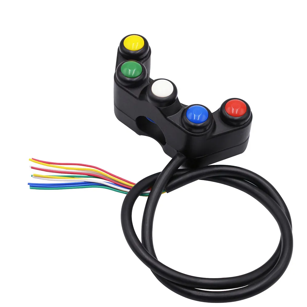 Переключатели на руль мотоцикла алюминиевые противотуманные фары 22 мм для Honda