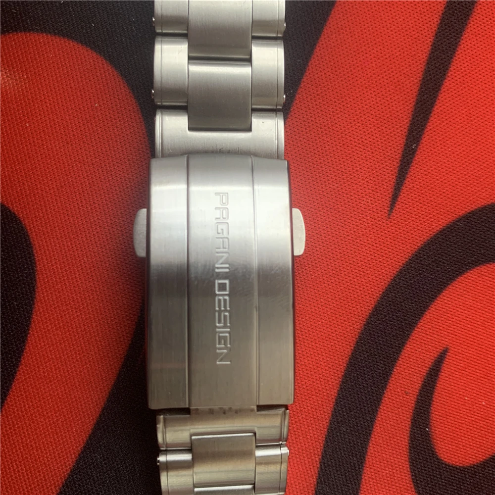 New PAGANI DESIGN Original For PD1661,PD1662.PD1667,PD1644 Watch 316L Stainless Steel Willow Nail Strap Width 20MM, Length 230MM