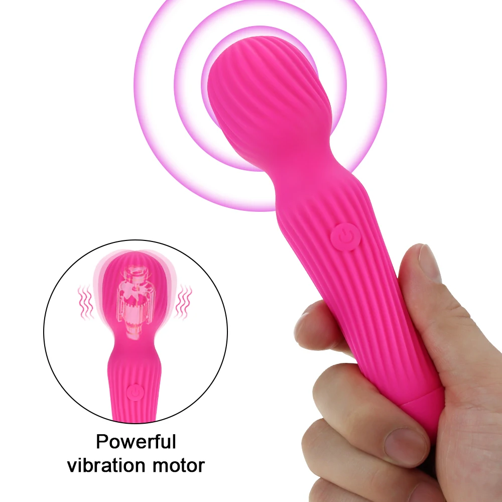 Мощный вибратор для клитора USB-зарядка Magic Wand AV вибратор секс-игрушка для женщин стимулятор для пар Товары для взрослых 18+.