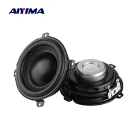 aiyima 2pcs 3 25 inch mid woofer speaker 85mm 4 ohm 25w audio sound speaker home theater loudspeaker for power amplifiers