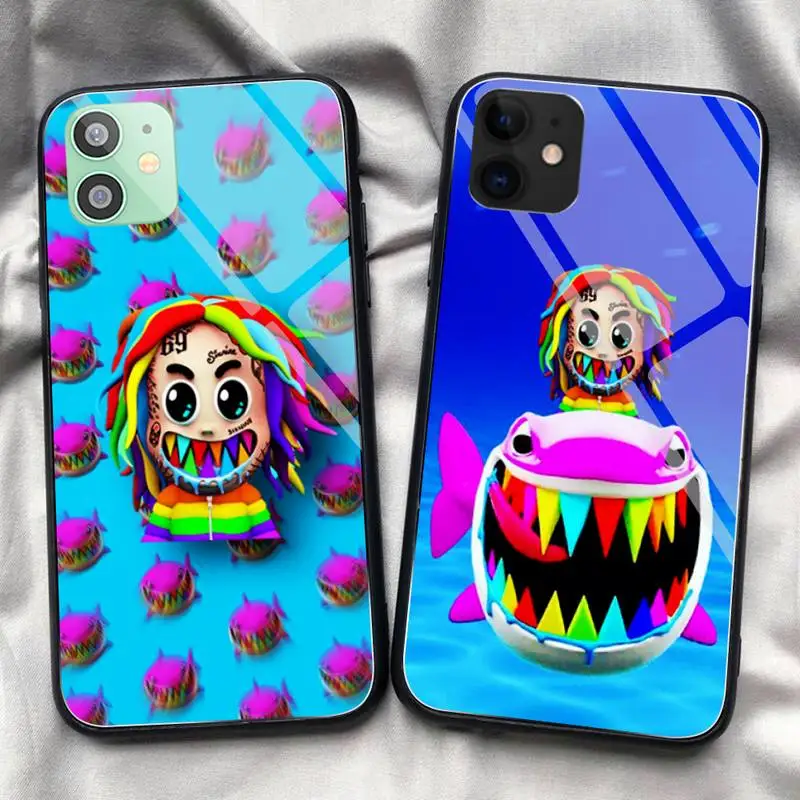 

hip hop rapper Tekashi 69 6ix9ine Phone Case Tempered Glass For iPhone 11 Pro XR XS MAX 8 X 7 6S 6 Plus SE 12 Pro Max Mini case