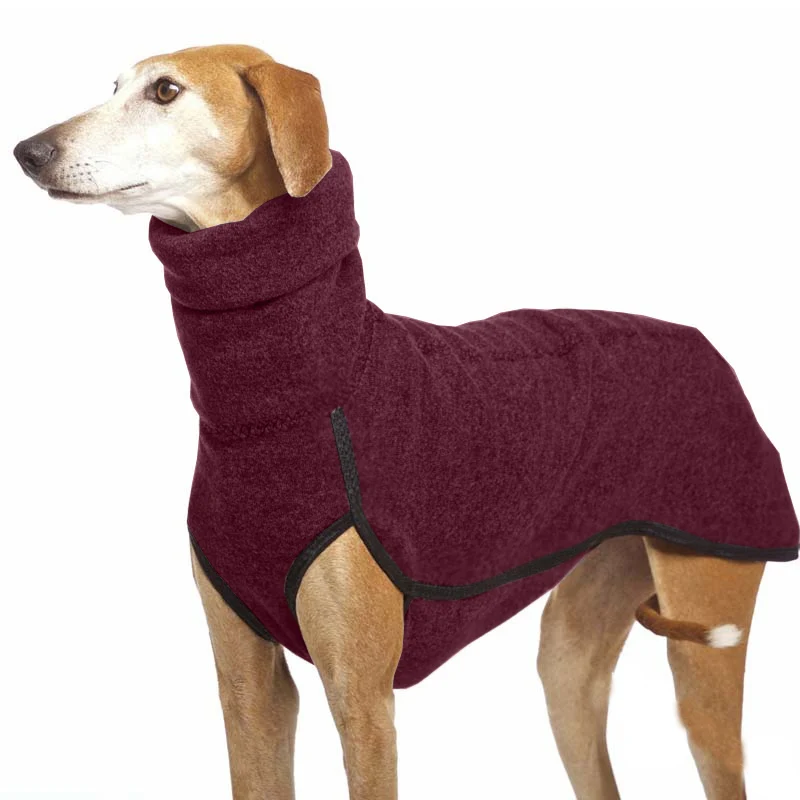 

High Collar Pet Clothes for Medium Large Dogs Winter Warm Big Dog Coat Pharaoh Hound Great Dane Pullovers Mascotas Supplies dogs