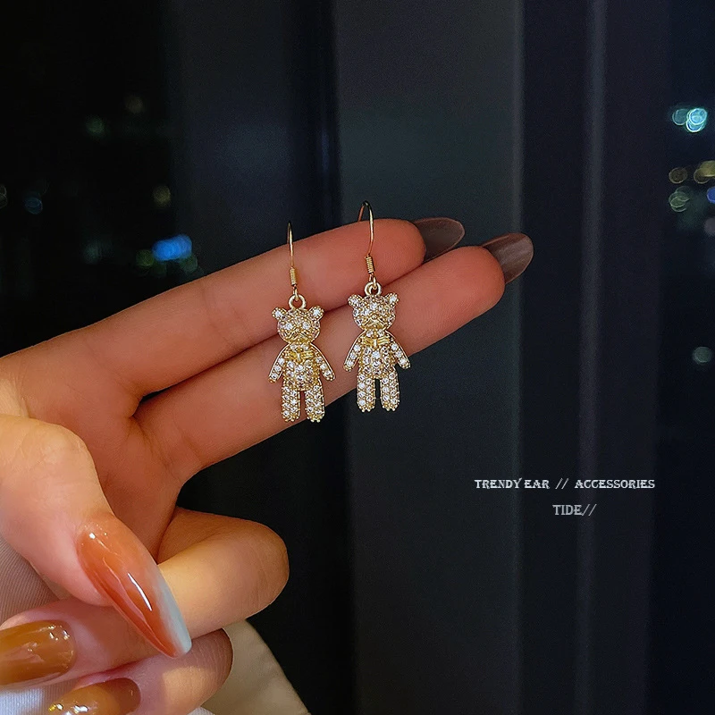 

S925 Silver Needle Korean Style Exquisite Stud Earrings For Woman