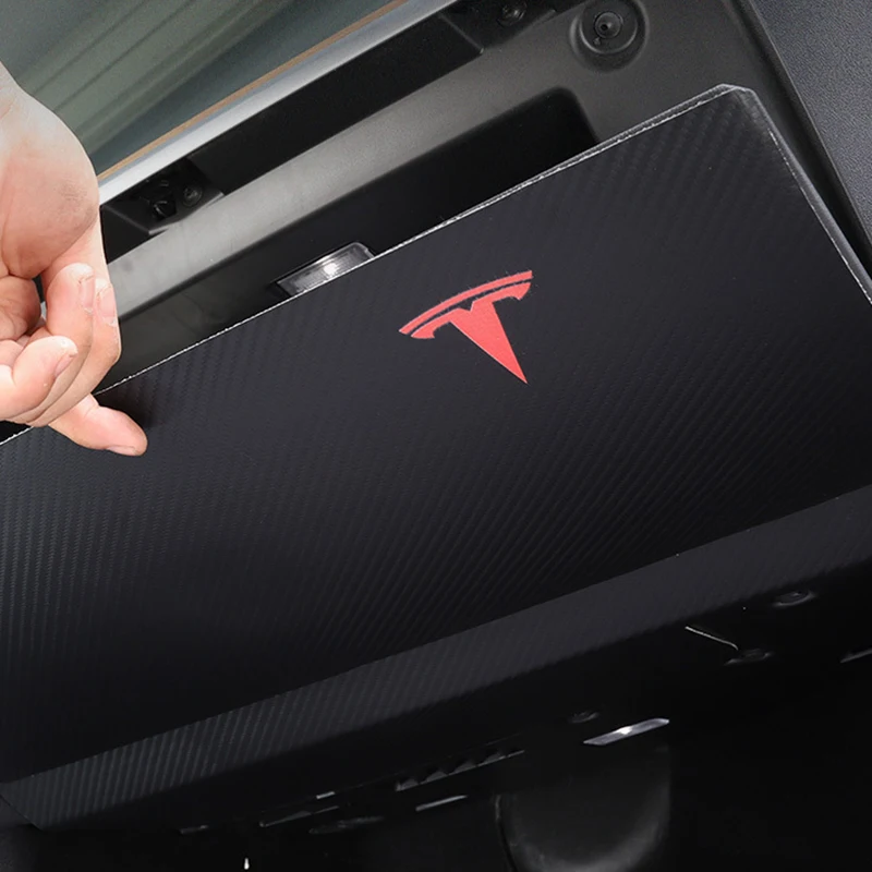 Защитный чехол для перчаток Tesla Model 3 из углеродного волокна и кожи | Автомобили