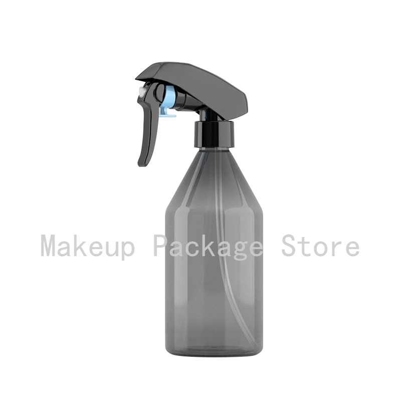 

300ml 10pcs Empty Refillable Spray Nozzle Bottle, DIY Travel Dark Green/Clear Black Spray Container, Portable Cosmetic Package