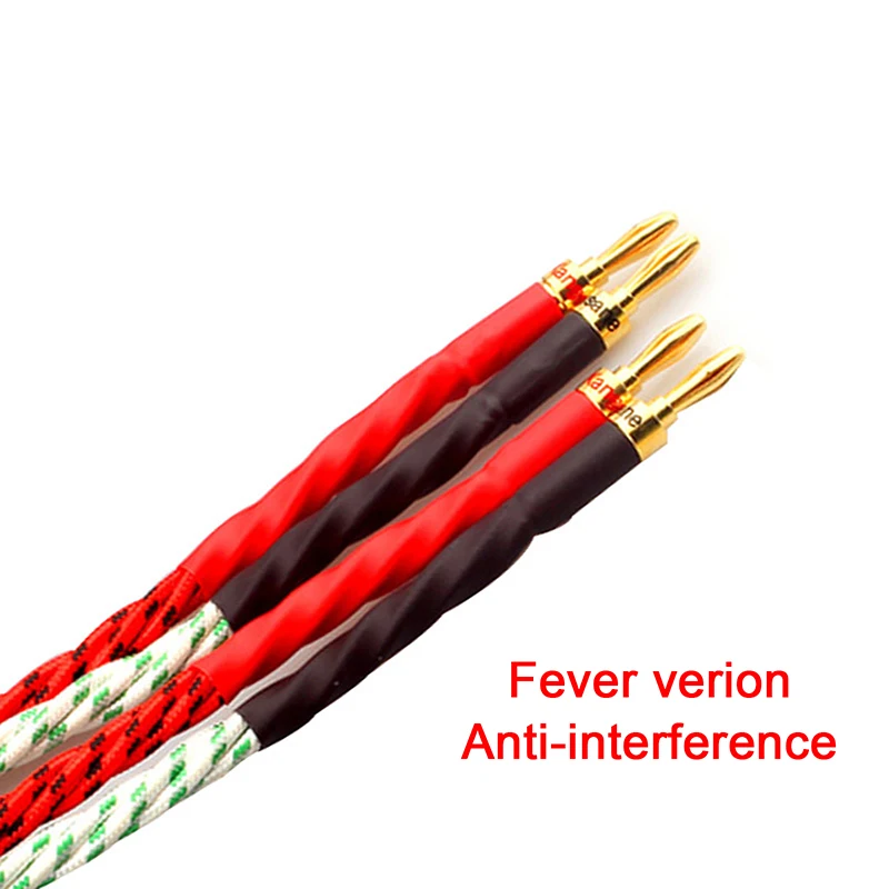 

Oxygen-free Copper Audio HI-FI High-End Amplifier Speaker Cable Banana Cable