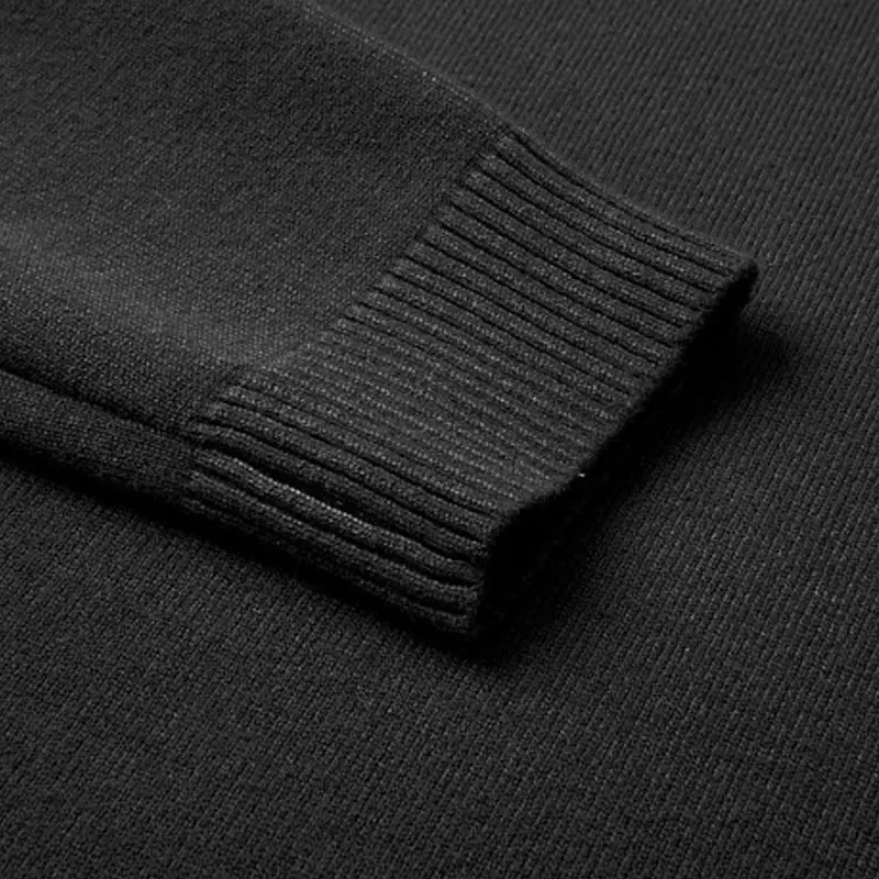 Large size men's autumn and winter sweater high collar plus fertilizer to increase warm clothing |
