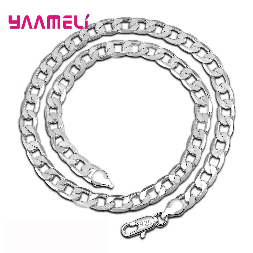 Настоящее Стерлинговое Серебро 925 пробы модные ожерелья многоярусная цепочка
