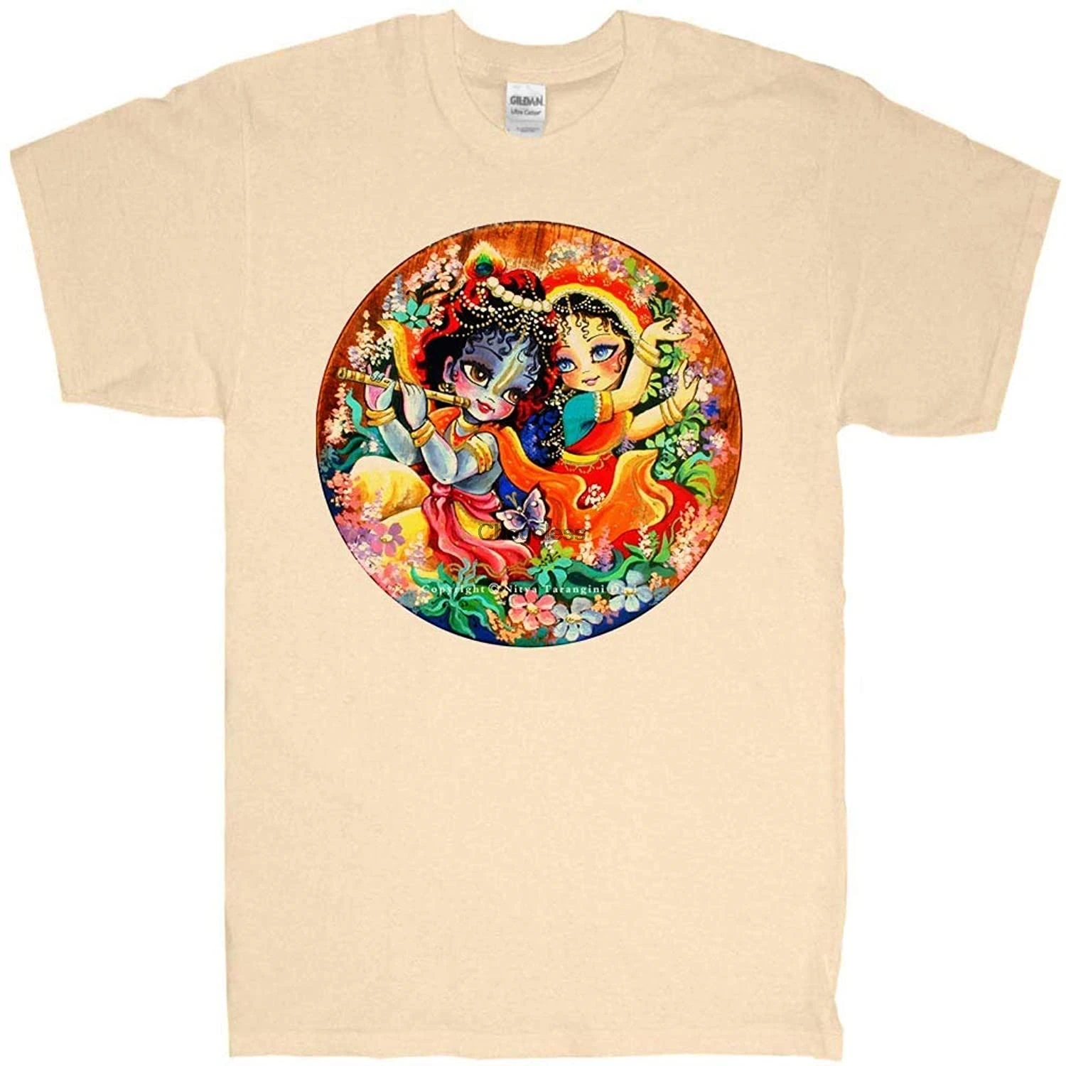 

Krishna T-Shirt Women Regular Fit Cotton675