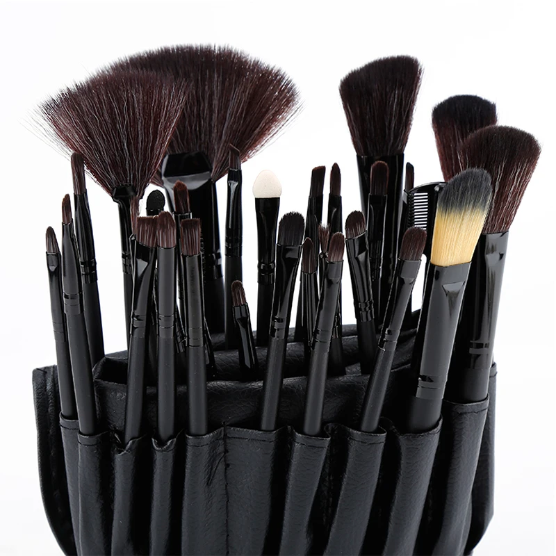 Набор кистей для макияжа Vander Professional Black набор из 32 большие косметические