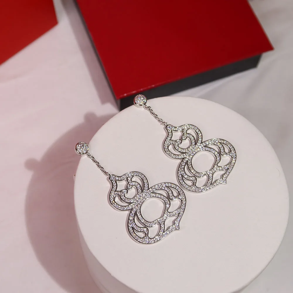 Модные трендовые сережки высокого класса вечерние Сережки для выпускного