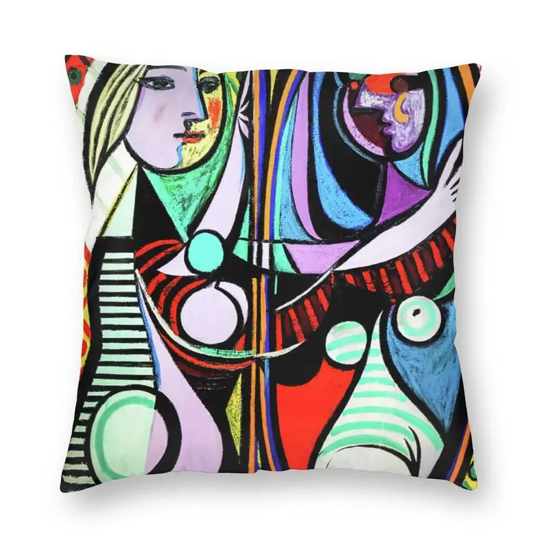 

Пабло Пикассо абстрактная девушка перед зеркалом 1932 наволочка Подушка домашний декор модные испанские скульпторы подушки для дивана Подуш...
