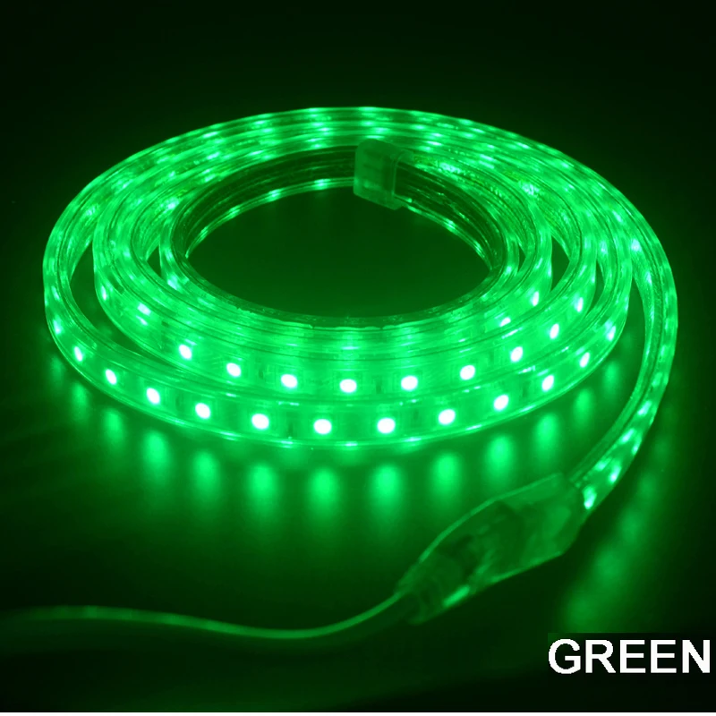 Водонепроницаемый RGB светодиодный светильник с дистанционным управлением, 220 В smd 5050 светодиодный неоновый светильник, 60 Светодиодный s/M 1 м 2 м 5 м 10 м 15 м 20 м уличный светильник s