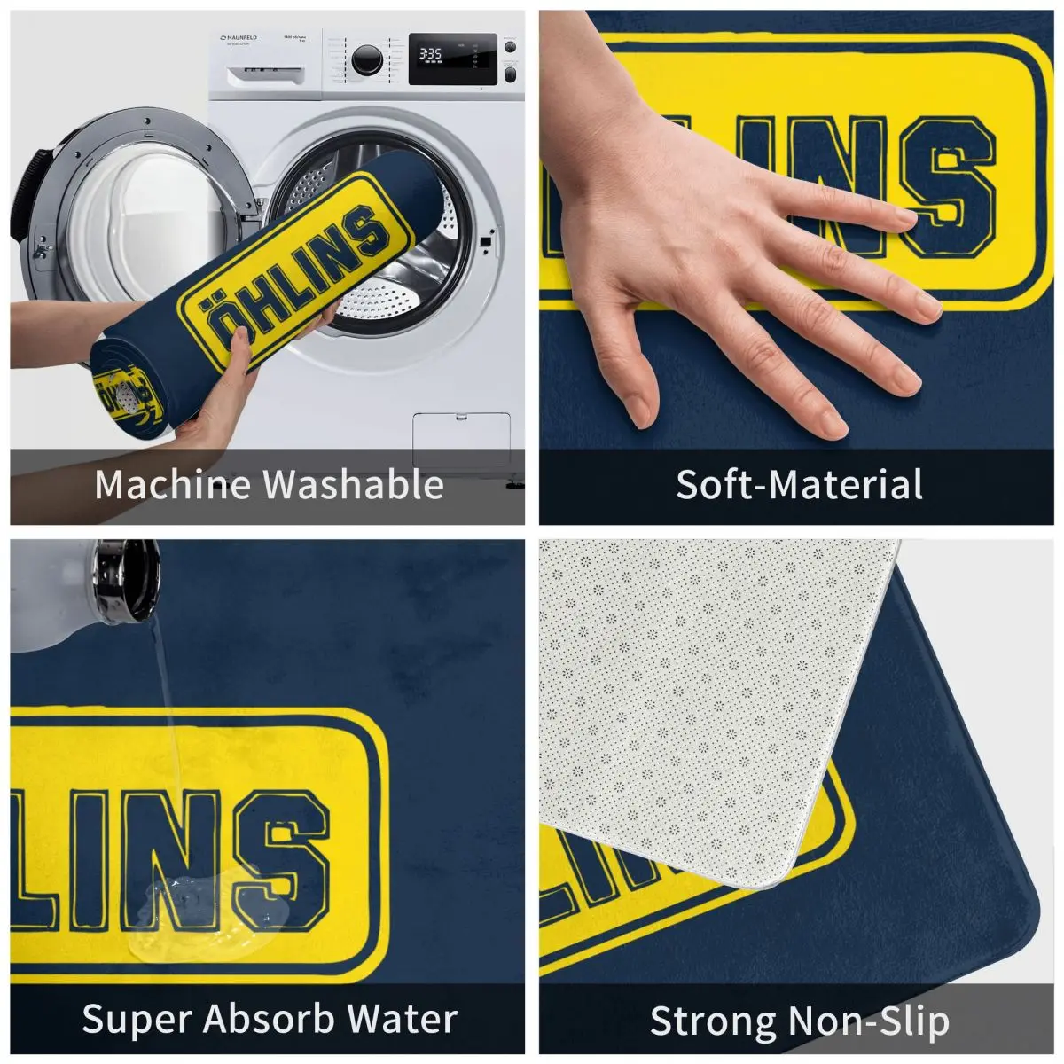 Ohпродвинутая подвеска-технология коврик для ног ванной противоскользящий вход