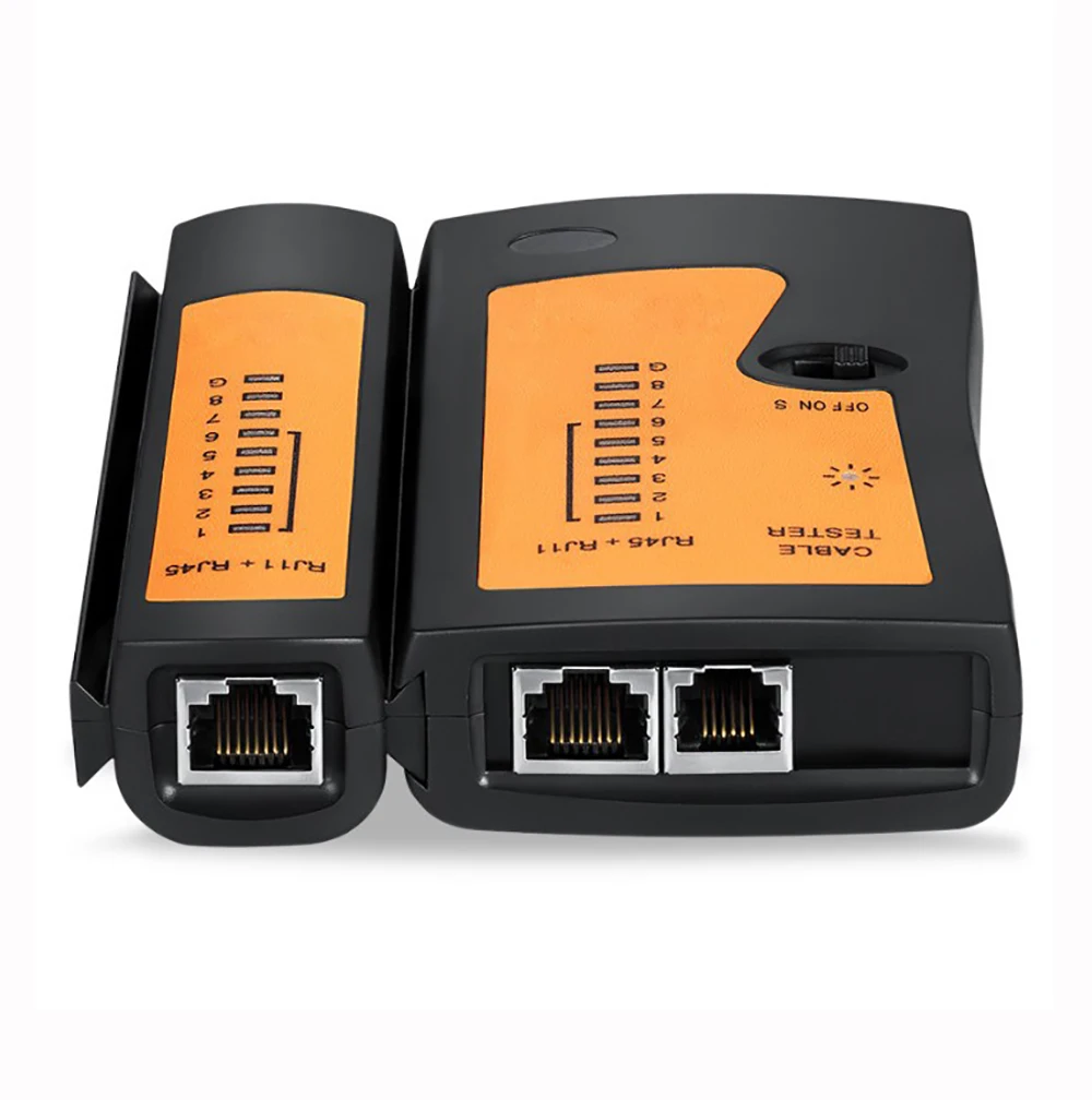 OULLX RJ45 Cable lan Tester Network Cable Tester RJ45 RJ11 RJ12 CAT5 UTP LAN Cable Tester Networking Tool network Repair