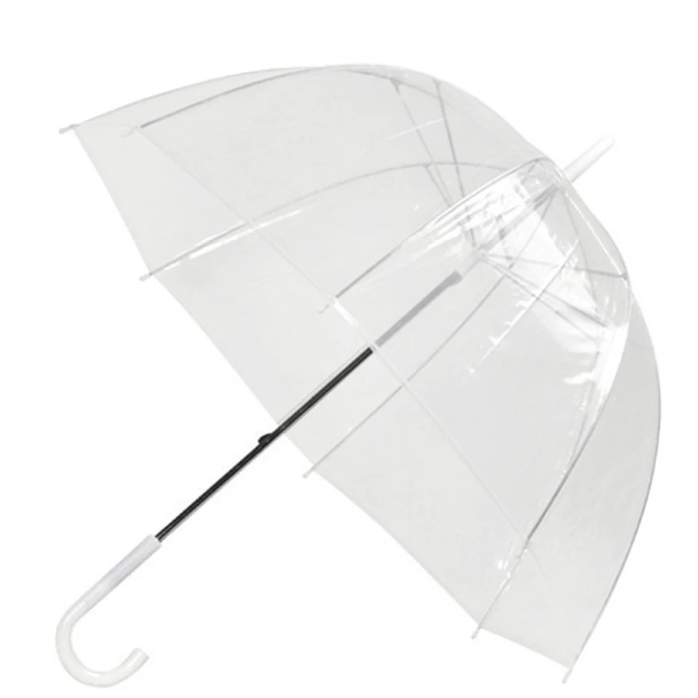 Складной Зонтик прозрачный длинный зонтик модные аксессуары украшение для