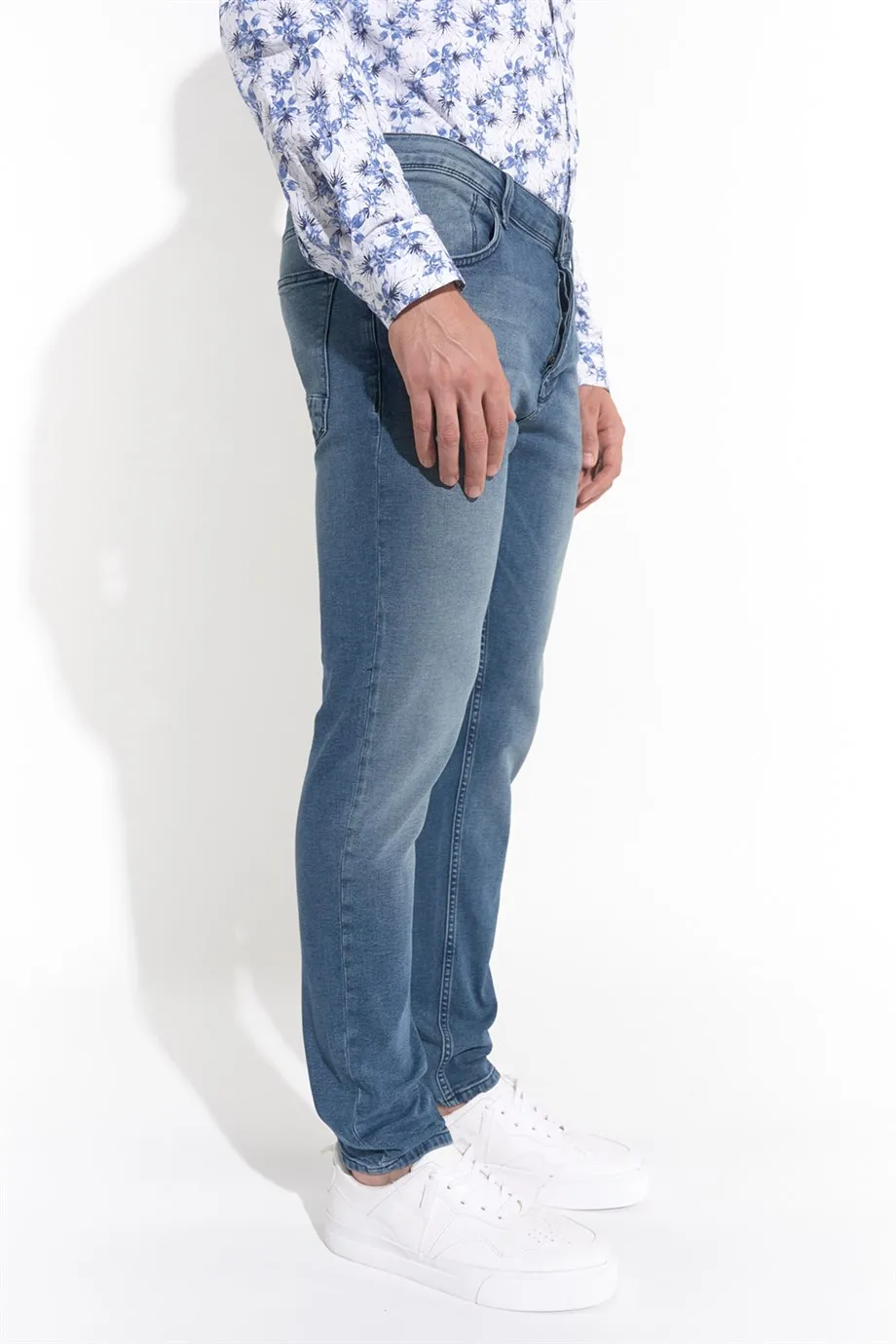 

Men's Blue Skinny Fit Jean Pants