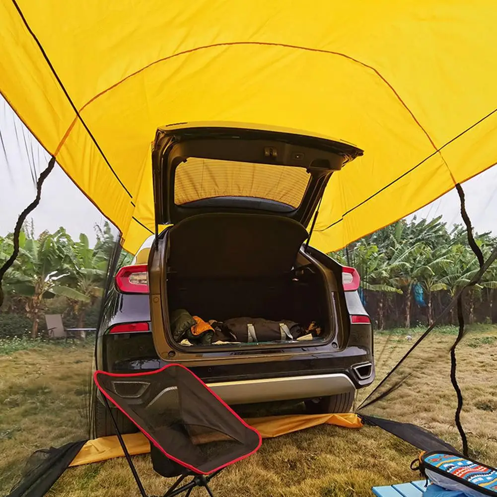 Car Rear Extension Sunshade Tent Vehicle Trunk Side Awning SUV Off-road Outdoor Canopy Camping | Спорт и развлечения