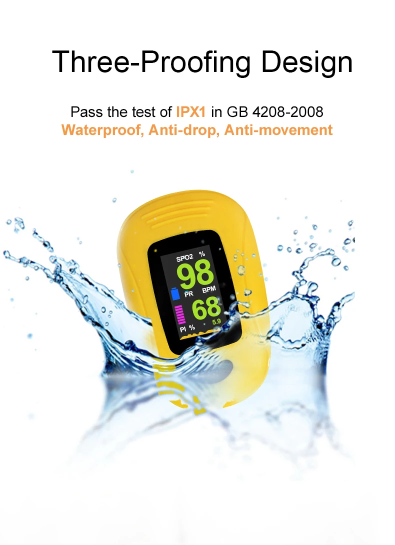 Пальцевой пульсоксиметр измеритель кислорода в крови| |