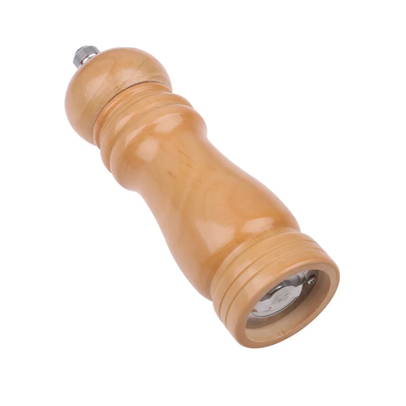 Мельница для соли и перца мельница из твердой древесины с сильной регулируемой