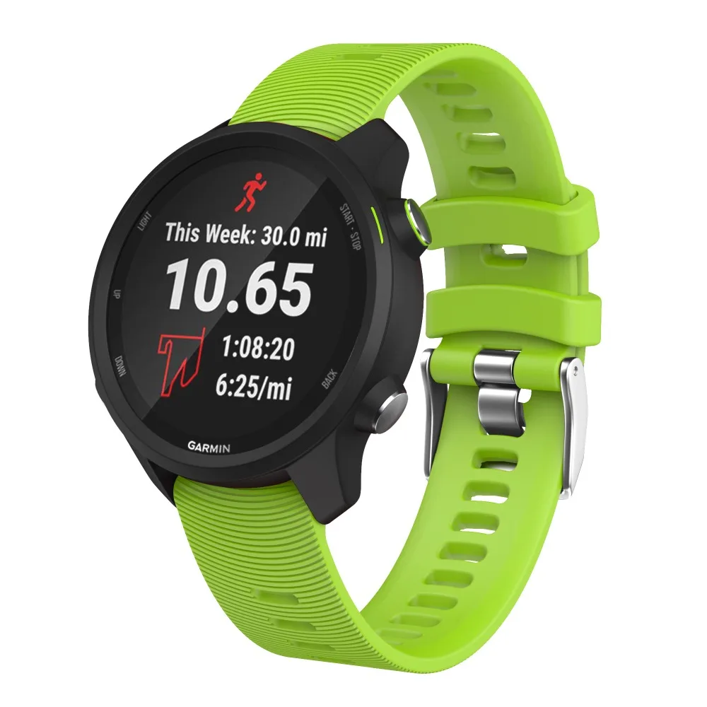 Ремешок для часов Garmin 245 ремешок 20 мм силиконовый спортивный Сменный ремень Forerunner