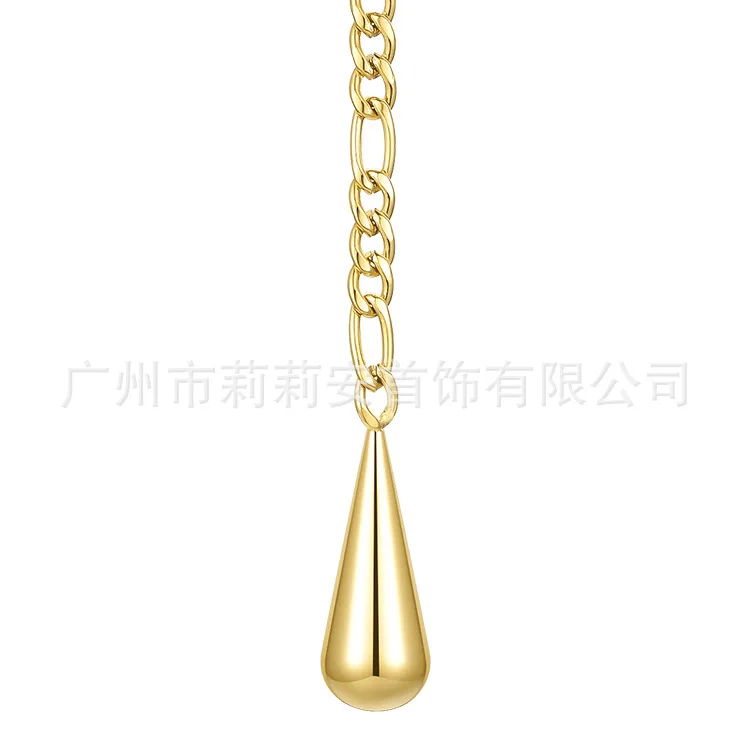 

Fashion trend Sweet Water Drop Pendant tassel temperament simple small net red Earrings