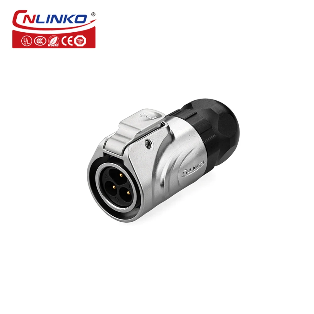 Cnlinko LP16 M16 Полный металлический быстрый адаптер для блокировки Push Pull авиационный