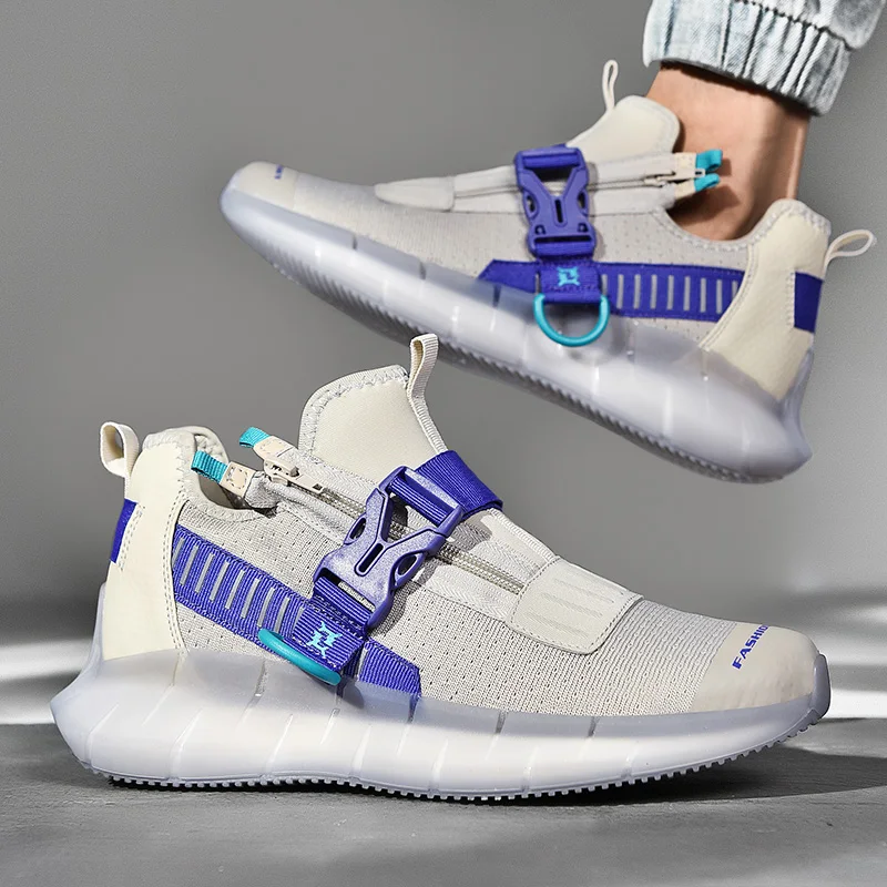 

Высококачественная сетчатая внешняя искусственная Спортивная мужская обувь для бега и ходьбы Szie 39-46