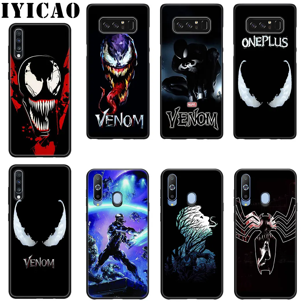 Marvel Venom Soft Silicone Case for Samsung Galaxy Note 10 Plus A50s A40s A30s A20s A10s TPU Cover |