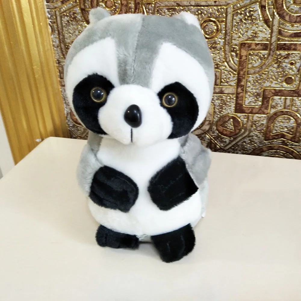 BOLAFYNIA Детская плюшевая мягкая игрушка милый маленький енот детская на Рождество