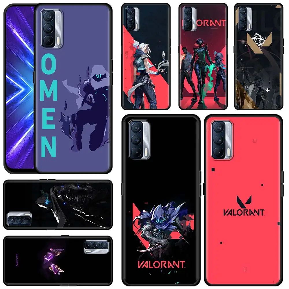 

Valorant Hot Game Silicone Phone Case For Google Pixel 4a 5 4 XL Realme XT GT Master X7 X50 Q2 Pro Soft Back Shell Cover