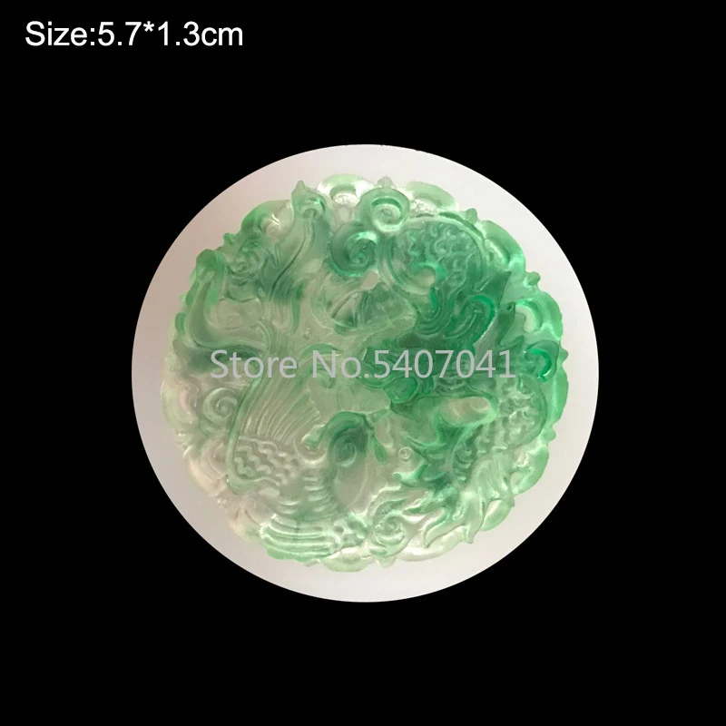 Подвеска из жидкого силикона в китайском стиле 1 шт | Украшения и аксессуары