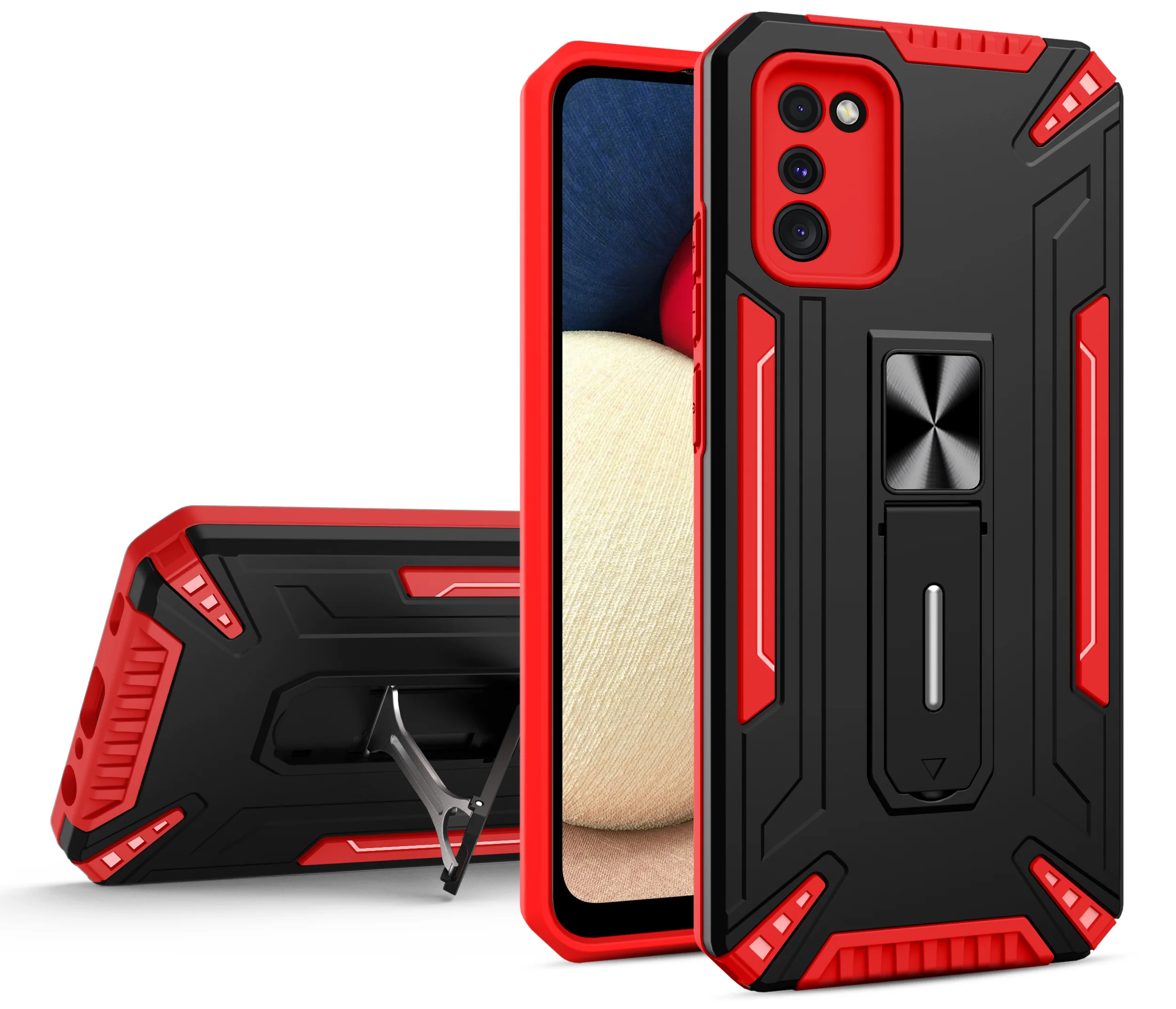 

Luxury Magnetic Anti-fall Shockproof Protection Phone Case For Samsung Galaxy S20 FE S21 Plus Ultra Armor Bracket Stand Cover