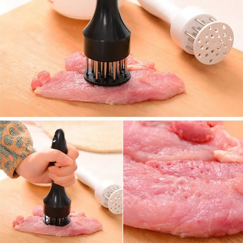 

Double-side Meat Hammer Needle Chicken Mallet Tenderizer Beaf Steak Mallet Meat Tenderizer Stainless Steel Meat Hammer Cook Tool