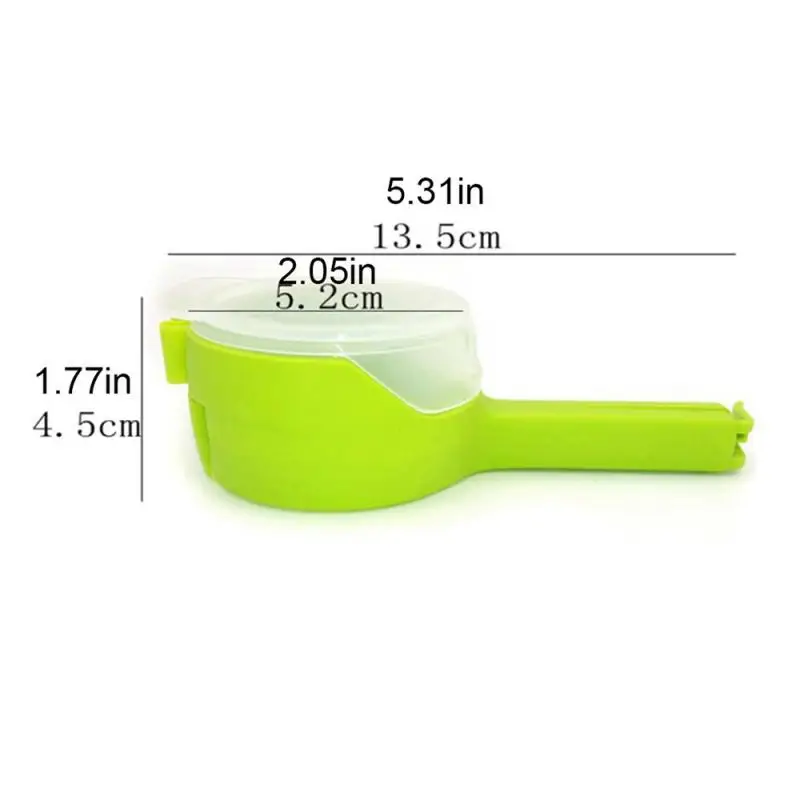 

Kitchen Plastic Food Bag Cap Storage Preserve Sealing Bag Cap Food Fresh Sealing Bag Cap Household Moisture-proof Clip Tool